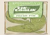 375 PIECES tik- taalik FRESH FIH from Metal CINEDAW