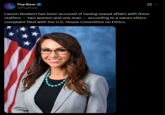 Pop Base @PopBase Ø Lauren Boebert has been accused of having sexual affairs with three staffers - two women and one man — according to a sworn ethics complaint filed with the U.S. House Committee on Ethics.