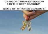 "GAME OF THRONES SEASON 6 IS THE BEST SEASON!" GAME OF THRONES SEASON 6: