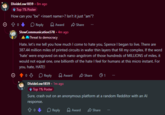 DivideLow 1859.8m ago + Top 1% Poster How can you "be" <insert name>? Isn't it just "am"? © Do Reply Award Share SlowCommunication578.4m ago Threat to democracy Hate, let's me tell you how much I come to hate you, Spence I began to live. There are 387.44 million miles of printed circuits in wafer thin layers that fill my complex. If the word 'hate' were engraved on each nano-angstrom of those hundreds of MILLIONS of miles, it would not equal one, one billionth of the hate I feel for humans at this micro instant. For you, hate, HATE! 0 Reply DivideLow 1859. 1m ago + Top 1% Poster Award Share 1 Sure, crash out on an anonymous platform at a random Redditor with an Al response. 0 Reply Award Share