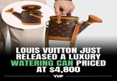 X XXXX x LOUIS VUITTON JUST RELEASED A LUXURY WATERING CAN PRICED AT $4,800 YUP