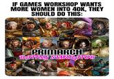 IF GAMES WORKSHOP WANTS MORE WOMEN INTO 40K, THEY SHOULD DO THIS: PRIMARCH DATING SIMULATOR