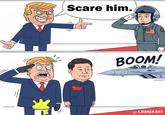 Scare him. BOOM! E.BAKER.ART