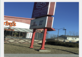 by's Drive Thru OPEN SLIDERSE ROAST BEEF SANDWICHES Drive-Thru GET YOUR BIG CITY SANDWICH NOW