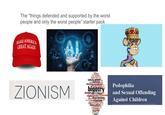 The "things defended and supported by the worst people and only the worst people" starter pack MAKE AMERICA GREAT AGAIN ZIONISM bullying gender rejection minority prejudice bigotry disability harassment rights is exclusion discriminate racism difference blackhuman racestop P--------- and Sexual Offending Against Children