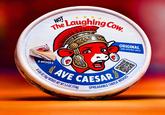 NOT The Laughing Cow ORIGINAL MADE WITH REAL CHEESE 8 WEDGES SPREADABLE CHEESE WEDGES 回家回 OXXO 8-0.65 OZ (16g) WEDGES NET WT 5.4 OZ (154g) AVE CAESAR