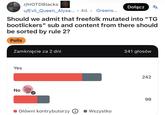 r/HOTDBlacks u/Evil Queen_Alysa... •4d.. Greens... Dołącz Should we admit that freefolk mutated into "TG bootlickers" sub and content from there should be sorted by rule 2? Polls Zamknięcie za 2 dni 341 głosów Yes No ■ Główni kontrybutorzy ① ■ Wszystko 242 99