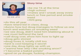 20 KB JPG >do this all year Story time >be me 16 at the time >high school >mates and I sneak away every lunch or free period and smoke weed >420.jpeg >have retard kid in class, doug >dunno how but doug manages to follow us one lunch and watches us smoking weed >we see doug, didn't need him blabbing about it >we must befriend the tard >call doug over, show him how to light up >doug gets stoned >doug loves it, totally chill too >tard is cool keeping it secret >one day, doug lights up with us >"wanna hear why I like smoking anon?" >"I become a baked potato" >good on ya dougie, f------ champion.