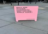 WHY ARE IPHONE CHARGERS NOT CALLED APPLE JUICE? #JOEANDTHEJUICE