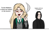 Typical Weasleys, bringing the midpack to the function. Negative 420 pts to Griffindor