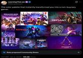 Q LearningTheLaw T @Mangalawyer The color palette that instantly transformed you into a non-buynary gamer. DRAGON AGE THE VEILGUARD DYING LIGHT 2 STAY HUMA GOTHAM KNIGHTS REDFALL C XDEFIANT SEASON OP ELDEN RING NIGHTREIGN SHATTERED SPACE Rate proposed Community Notes 3:17 PM • Jan 2, 2025 195.8K Views HIGHWAYMEN OFFICIAL TRAILER ASSASSINS CREED CODENAME HEXE ->