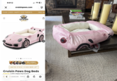 9:31 ☑ cruisinpaws.com ล 43 OVER 2,400+ HAPPY DOG PARENTS ||| GT3RS cruisin =paws= FREE WO 50+ orders in the last 24h LIMITED STOCK | 6 DOG BEDS LEFT Cruisin Paws Dog Beds ✰✰✰✰✰ 2,494+ Happy Dog Parents $9 $149.99 Sold ou SOLD OUT
