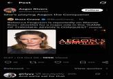 ← Post Aegor Rivers @bittersteel196 Follow She's playing Aegon the Conqueror CRAVE BUZZ Buzz Crave @BuzzCrave_ · 1d Rebecca Ferguson is reportedly on Warner Bros.' shortlist for a major role in the 'GAME OF THRONES: AEGON'S CONQUEST' movie. GAME OF THRONES AEGON'S CONQUEST 0:27 04 Oct 26 · 195K Views 36 1916 Relevant ✓ girlyyy 17K 244 View quotes > @sullyxlily • 20h And we're sat for that