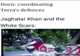 Dorn: coordinating Terra's defences Jaghatai Khan and the White Scars: