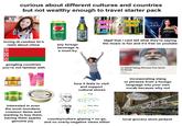 curious about different cultures and countries but not wealthy enough to travel starter pack STAR THE BRAZILIAN ORIGINAL Guarana ANTARCTICA 150 ml 11.83 fl oz STAR REMIX 2026 Tien EDM خليها بالقلب Rem loving dr.candise lin's reels about china any foreign beverage is a must-try idgaf that i cant tell what they're saying the music is fun and it's free on youtube googling countries you're not familiar with 15 Hindi Slang Phrases You Need to Know LANGUAGES by JAHNVI PANANCHIKAL NOV 7, 2017 마미손 how it feels to visit and support cultural stores incorporating slang or phrases from a foreign language into your own vocab because why not UTTER Place ११० Place, Japan global cuisine interested in even the most mundane, common items and wanting to buy them, having them sparks genuine joy country/culture glazing = no go, and no overly-negative views either local grocery store jackpot