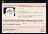 From greentext community on Reddit Anonymous So many good book ideas wasted 685 KB JPG 07/16/25(Wed)08:25:15 No.81849846 >be me >friend is talking about a book he's been reading >sounds super cool from how he describes it >awesome magic and fighting and great plot etc etc etc >look up the title later >its a f------ chapter book What the f--- is it with these authors, who come up with such great ideas but then dont have the willingness to make it a manga or even a graphic novel? F--- my life, I got excited over nothing ⠀ Anonymous >>81849846 (OP) # >chapter book 07/16/25(Wed)08:29:34 No.81849885 Are you a kindergartener?