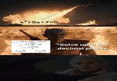 quadratic formulaas x²+9x+7=0 x = -(9)±√(9)24(1)(7) 2(1) x = -9±√81-28 x = -9+ √53 2 2 -9±√53 2 -9-√53 2 *Solve upto 6-7 decimal places