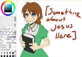 +90 Pen AirBrush Brush K Water Marker Fraser Select Deselect Normal Size x 1.0 50.0 Min Size 0% EIBLE Density 100 (simple circle) (no texture) Advanced Settings 5 6 7 8 9 10 12 14 16 20 0 95 [Something about Jesus Here]