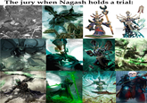 The jury when Nagash holds a trial: