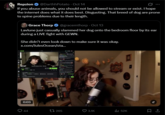 Repzion❤ @DarthhPotato - Oct 14 If you abuse animals, you should not be allowed to stream or exist. I hope the internet does what it does best. Disgusting. That breed of dog are prone to spine problems due to their length. Grace Thorp @gracemthorp - Oct 13 Lavlune just casually slammed her dog onto the bedroom floor by its ear during a LIVE fight with GEWN. She didn't even look down to make sure it was okay. x.com/JulesOcean/sta... A 44 265 3.1K ill 52K ↑ 0:03