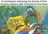 Ai worshippers witnessing the demise of their romantic partners after Character. Ai shut down