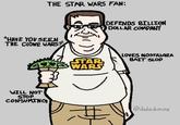 THE STAR WARS FAN: *HAVE YOU SEEN THE CLONE WARS? STAR LES WARE DEFENDS BILLION DOLLAR COMPANY LOVES NOSTALGIA BAIT SLOP WILL NOT STOP CONSUMING @dade.dun.pz
