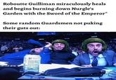 Roboutte Guilliman miraculously heals and begins burning down Nurgle's Garden with the Sword of the Emperor* Some random Guardsmen not puking their guts out: DNS MONDTA WICHES UFC248 IN