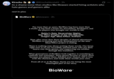 Kirsche @KirscheVerstahl - 2h its a shame some titan studios like Bioware started hiring activists who hate games and gamers alike rest in piss BioWare @bioware -2h For more than 30 years, BioWare has been more than a studio. It has been a home for storytellers, developers, and the players who brought our worlds to life. Baldur's Gate. Neverwinter Nights. Star Wars: Knights of the Old Republic. Dragon Age. Mass Effect. Anthem. Now, after more than three decades of shared adventures, BioWare is closing and early development on the next Mass Effect project is ending. There is nothing easy about writing those words. Our focus right now is on our incredibly talented team who put their hearts into these games, and supporting one another through this transition. What generations of BioWare built together is something to celebrate and remember. These games became so much more because you played them, debated your choices, fell in love with the characters, and made these worlds your own. From all of us at BioWare, thank you for being the most meaningful part of our story. BioWare™