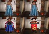 This was my Halloween costume when I was 5 1 I lied I'm not blonde. I wasn't Elsa, I was Anna. I'm SO f------ sorry