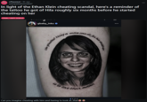 r/Fauxmoi • 8h ago u/empatheticsocialist 1 In light of the Ethan Klein cheating scandal, here's a reminder of the tattoo he got of Hila roughly six months before he started cheating on her STAN / ANTI SHIELD gbaby_inks ❤ the greatest thing a man cana do for his children is to love their mother Can you imagine cheating with him and having to look at...that