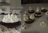 ghostly chocolate brownies