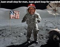 Juan small step for man, Juan giant leap for mankind facebook com/TheMLBMemes