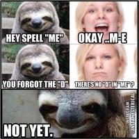 HEY SPELL"ME YOU FORGOT THED THI NOT YET