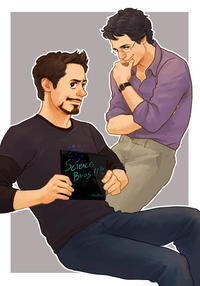 bruce banner and tony stark slash