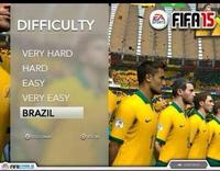 DIFFICULTY SPORTS VERY HARD HARD EASY VERY EASY BRAZIL SELECIONAR VOLIAR CONTINUE