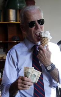 Joe Biden Eating Ice Cream