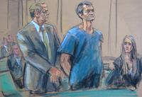 A Courtroom Sketch of Ross Ulbricht During His Trial