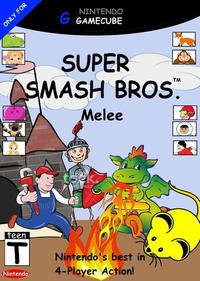 NINTENDO GAMECUBE SUPER ON TM Melee een Nintendo's best in Nintend 4-Player Action!