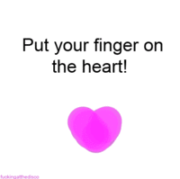 Put your finger on the heart! fucki ingatthedisco