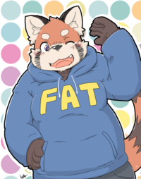 FAT lu Hoodie cartoon man mammal nose vertebrate fictional character male boy human behavior