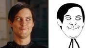 Tobey Maguire Still and Trace Side-by-side