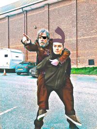 Big Boss and Solid Snake.