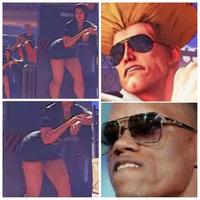 Guile's face