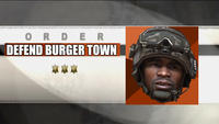 O RDER DEFEND BURGER TOWN