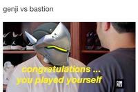 genji vs bastion congratulations you played yourself PLE