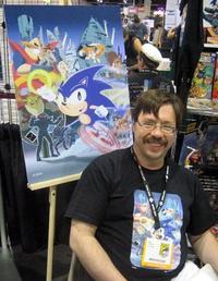 Former writer for Archie's Sonic Comics.