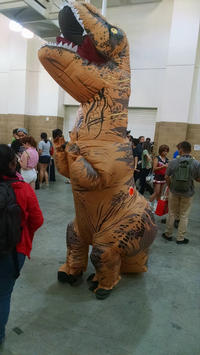 I didn't even know this was a meme but I found it too funny to not get a picture of it with my cosplay photos. You can tell it's Power Morphicon because of that Miu Kazashiro cheerleader outfit cosplayer in the background. I know that's Kamen Rider but there's no Kamen Rider conventions in America. Well, it'd be either Morphicon or an anime convention anyway but I was there taking this picture so I would know.