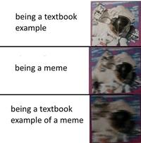 being a textbook example being a meme being a textbook example of a meme