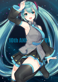 10th AN Hatsune Miku: Project Diva X Hatsune Miku: Project DIVA F Hatsune Miku: Project DIVA F 2nd human hair color anime black hair cg artwork