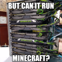 BUT CANIT RUN GEFORCE GTX GEFORCE GTX LOTAC ZOTAC MINECRAFT? memes.com